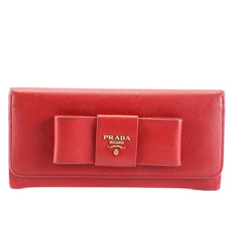 prada bow wallet replica